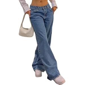 Gerade Bein Hosen Denim Hosen Vintage Lose Blau Gewaschen Mom Jeans Low Rise Jeans Frauen lose Jeans