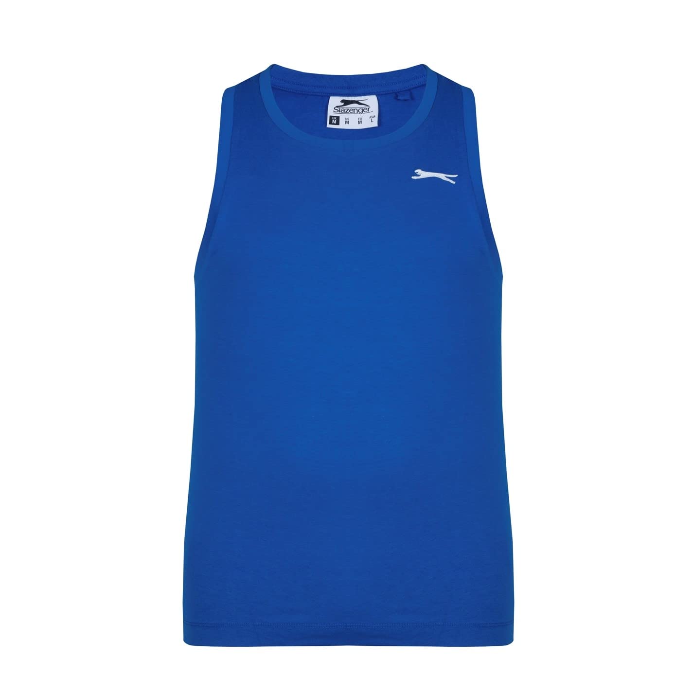 Slazenger Mens Muscle Vest Sleeveless Lifestyle Cotton Navy L