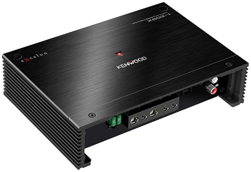 KENWOOD eXcelon X503-1 Class D Mono Power Amplifier – 1000W Max Power, Variable Low Pass Filter, Bass Boost, Wired Remote Included - Image 3