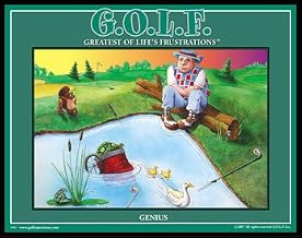Humorous G.O.L.F. Print - Greatest of Life's Frustrations - Genius
