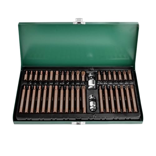 Pack of 40 Alloy Steel Socket Wrench Set Featuring High Hardness and Wear Resistance for Multiple Repair Applications Home Repai