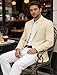 Vssjavun Men's Casual Blazer Suit Jackets 2 Button Lightweight Fashion Wedding Sport Coats