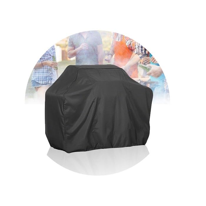 Copertura per barbecue di alta qualità, impermeabile, protezione esterna con cinghie regolabili, tessuto Oxford resistente, si adatta alla maggior parte delle griglie (100 x 60 x 150 cm)
