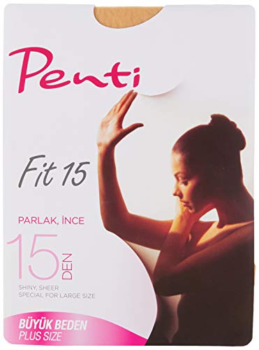 Penti Kadın Fit 15 Maxi Külotlu Çorap Şeffaf,44/45 (Üretici ölçüsü: 5)