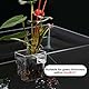 MiOYOOW Pflanzenhalter für Aquarien, Hängender Blumentopf, Aquarium Pflanzenständer Wandhängender Blumentopf, Transparenter Pflanzentopf für Aquarienpflanzen, Dekoration