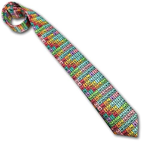 Periodic Table Necktie, Rainbow Microfiber