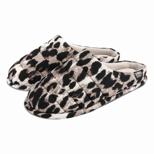 Isotoner® Ladies Animal Swept Back Mule Slipper (UK Size 6)