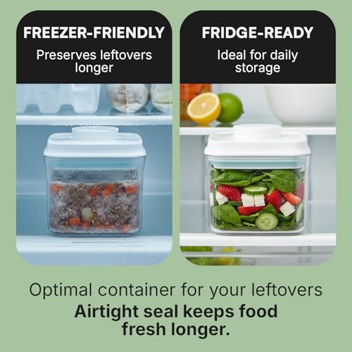 iChewie - BopTop (1pc) Airtight Food Storage Container – Mechanical Silicone Seal Canister - BPA-Free - 500ml