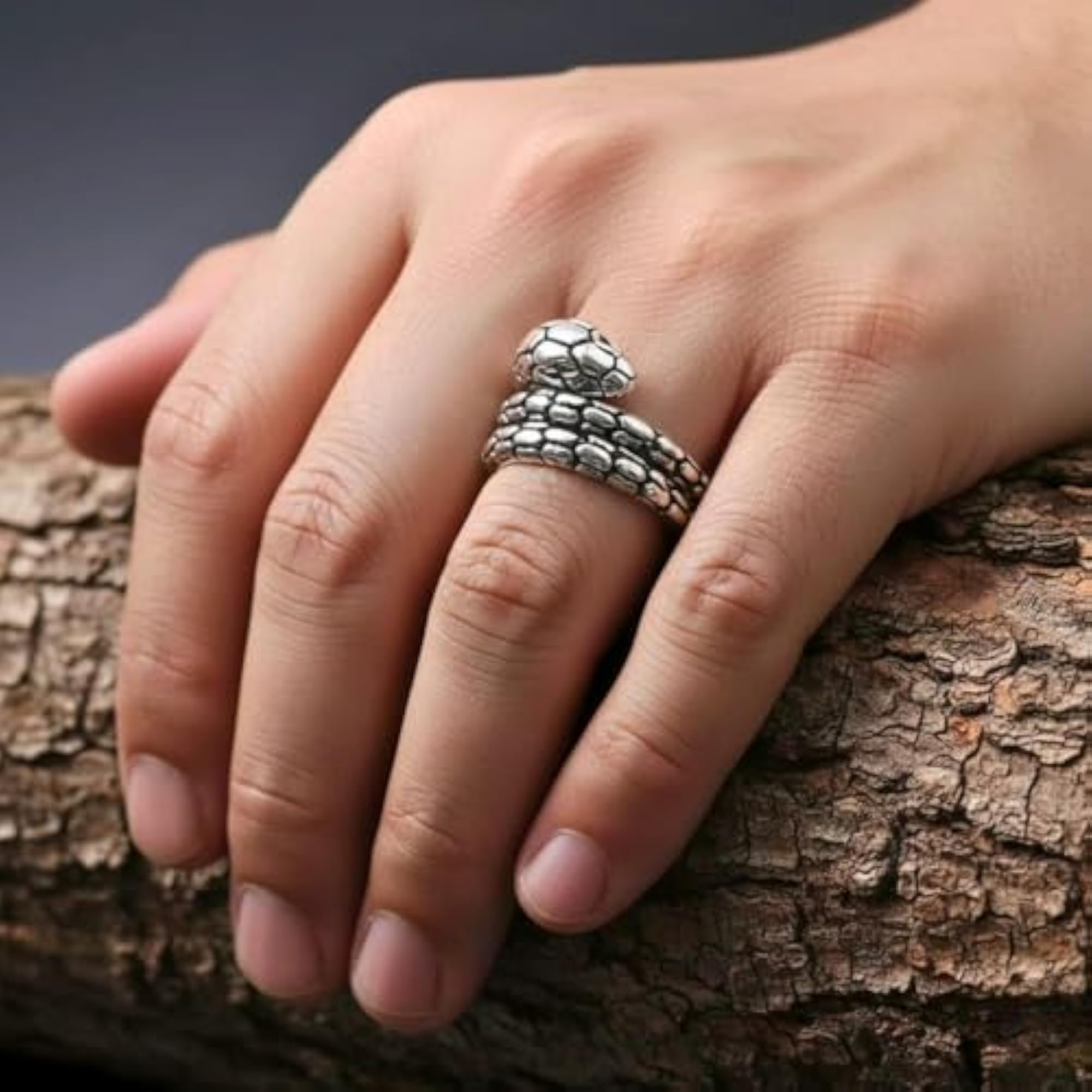 Alloy Adjustable Vintage Ring for Men & Boys
