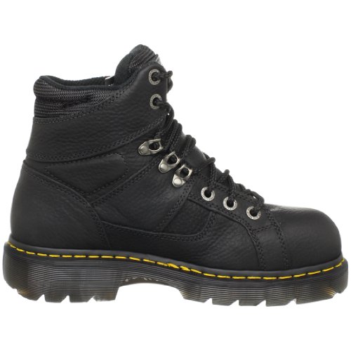 Dr. Martens, Men's Ironbridge Steel Toe Heavy Industry Boots, Black, 9 M US