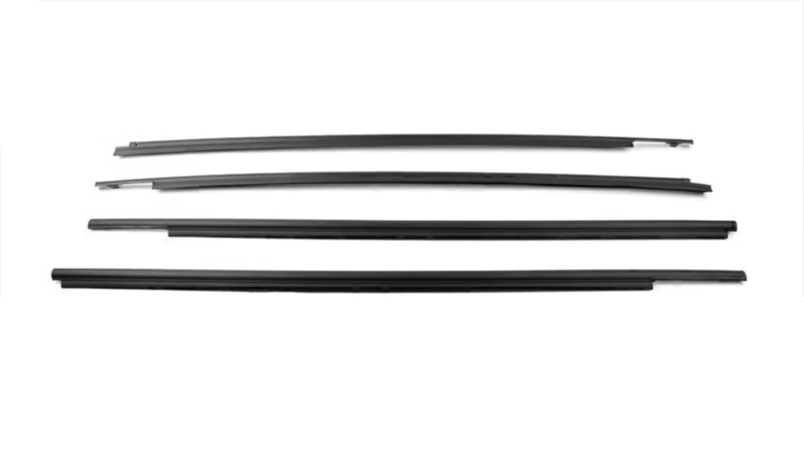 Iukmrt One Color For Tundra 2007-2021 68163-0C020 68210-0C020 Stripping Outside Weatherstrip Window Molding Trim Seal Belt Car Door Seal Protector
