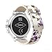 YOOSIDE for Fossil Q Venture Watch Band, 18mm Quick Release Leather Watch Band Strap for Fossil Q Venture Gen 3/Gen 4/HR Gen 4,Fossil Women's Gen 4 Sport (Purple-Flower)