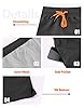 YUTYTH Men’s Swimming Shorts Swim Trunks Waterproof Quick Dry Beach Shorts Surfing Board Shorts with Mesh Liner and Pockets Black #3