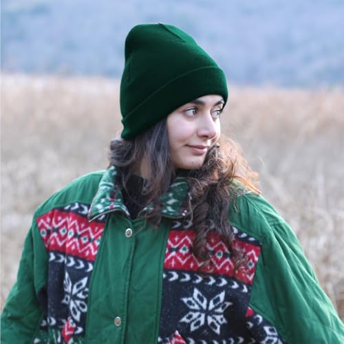 Image of ZOORON 1&2 Pack Beanie for Men Women Slouchy Beanie Hats Winter Knit Caps Soft Ski Hat Unisex