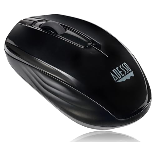 Souris Adesso iMouse S50 sans fil optique 1200 DPI noire ambidextre