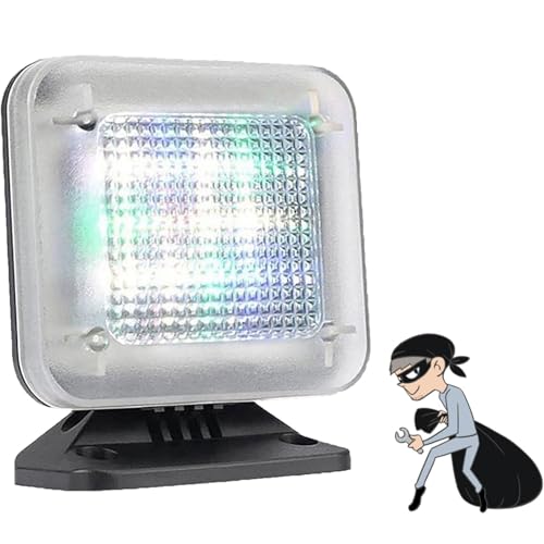 Lampe LED fausse lumière de simulateur de télévision, capteur de minuterie de lumière anti-effraction et antivol, protection contre le cambriolage de sécurité à domicile, lumière de sécurité nocturne,