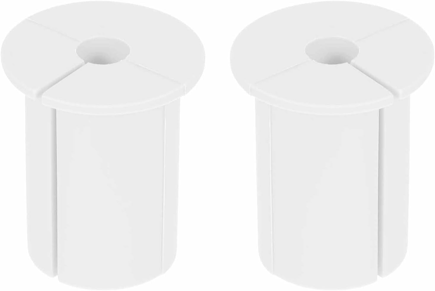 2 Pcs Cable Routing Kit for Starlink,Silicone Cable Grommet Wall Grommet Starlink Cable Grommet Wall Grommets for Cables Cable Pass Through Grommet for 1" Wall Hole Furniture Wire Hole(White)