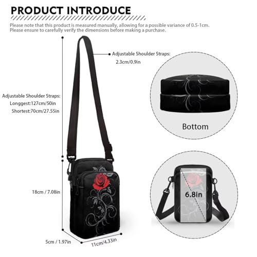Image of Lightweight Small Crossbody Bags Cell Phone Purses Travel Pouch Shoulder Bag for Women