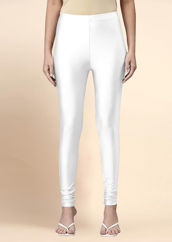 Image of TRENDMALLS Women's Microfiber Elastane Stretch Soft Churidar Length Leggings with Ultrasoft Waistband