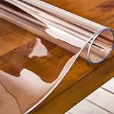 【 Facile à utiliser 】 : Nappe transparente, peut être jumelé avec n'importe quel style de décoration de pièce, protégeant meubles contre rayures,abrasions et dommages.Il suffit de nettoyer avec un chiffon ou de vaporiser de l'eau pour protéger le bureau à 360 °.