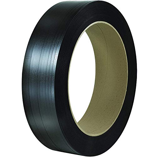 Aviditi 5/8" x .030 x 5400' Black 16 x 6" Polypropylene Strapping