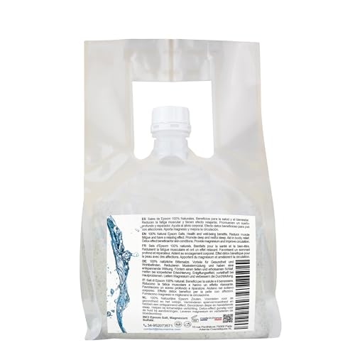 Bleu & Marine Bretania - Sels d'Epsom Magnésium Naturel 6kg | Bain de Pieds, Gommage Corporel, Masque Cheveux | Adoucit, Exfolie la Peau, Revitalise, 6kg – vue 2