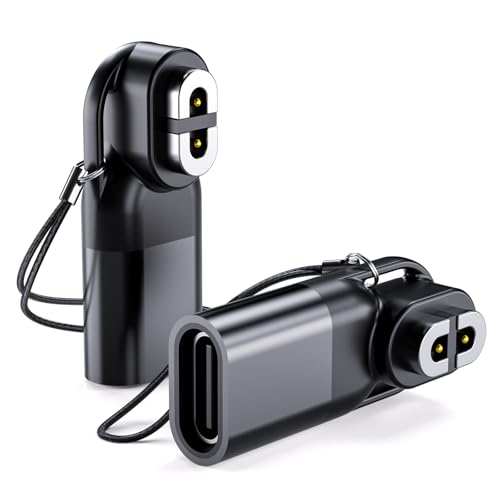 Shokz ���`���C���z���p USB-C �[�d�P�[�u���ϊ��A�_�v�^�[ 2 �Z�b�g �}���[�d �R���p�N�g�����^�ѕ֗� ���ϋv���S���� Shokz OpenRun/Pro/Mini/OpenComm AfterShokz Aeropex �Ή�
