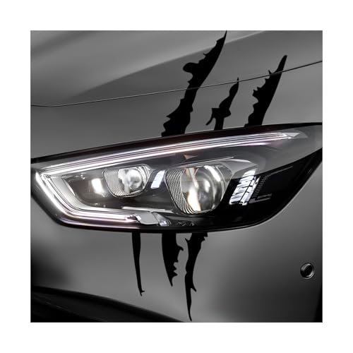 JNXIJ 2 PCS Claw Mark Decals for Cars, Personalized Monster