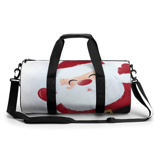 Sac de sport Père Noël mignon de 45cm pour le voyage et la gym