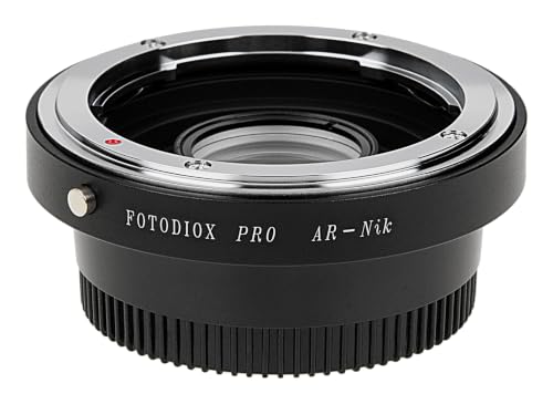 Adaptador de montura de lente Fotodiox Pro para lentes Konica AR a cámaras DSLR con montura Nikon F, negro miniatura 5