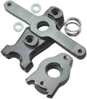 GPM For Traxxas 1/16 Mini E-Revo, Mini Slash, Mini Summit Upgrade Parts Aluminum Steering Assembly - 3 Pcs Set Silver