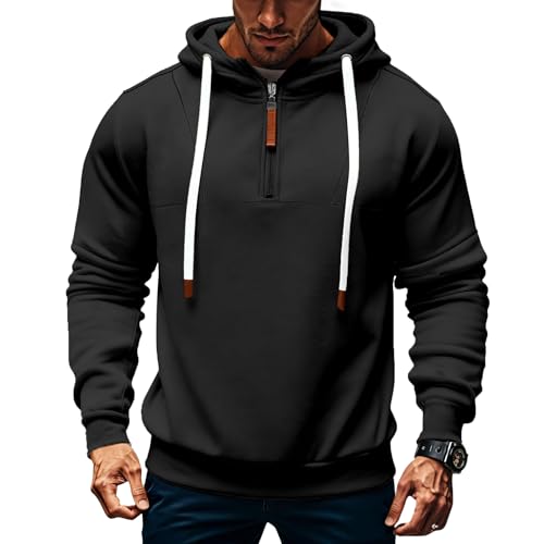 Pull à capuche en polaire sweat confortable homme pour randonnée et détente outdoor