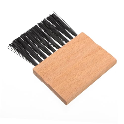 BRIGHTFUFU Baseball Plate Brushes Softball Cleaning Brush Wood Handle Umpire Gear for Referee