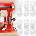 6PCS Organisateur de cordons transparents pour les appareils, bâton d'organisateur de cordon d'appareils de cuisine, support de cordon, rappeurs de cordon et remontoir de cordon pour cuisinière à pression, Air Fryer, Blender, Cafetière, Grille-pain