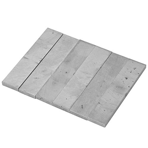 Eujgoov - 6 Stück Rechteckig Magnete, 60x13x3mm Alnico 5 700-800MT Tonabnehmer-Stabmagnete für DIY-Szenen Gitarren Tonabnehmer