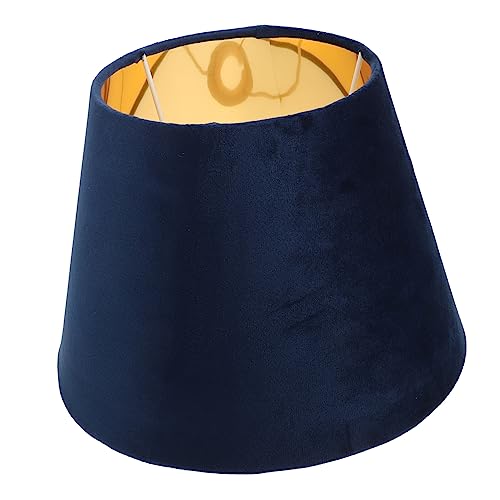 SEWACC Gold Lined Lampshade Inner Gold Outer Cloth Cover for Bedroom Table Floor Lamps Simple Style Light Shade Accessory for Home Decor Easy Tool Installation