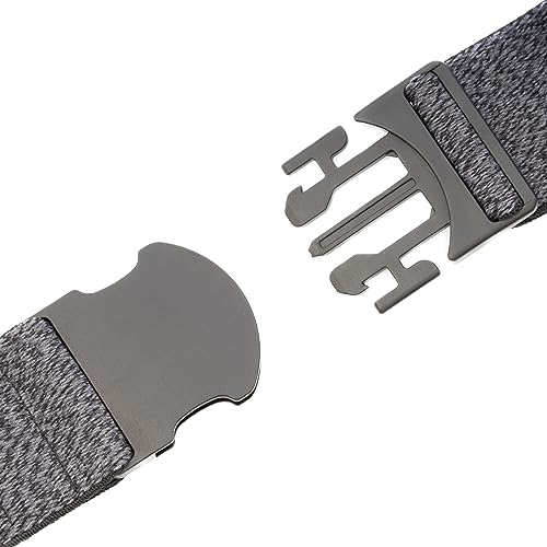 Stretch Belts 2-Pack | Heavy Duty Nylon | Easy Adjustable Buckle | Comfort Fit4