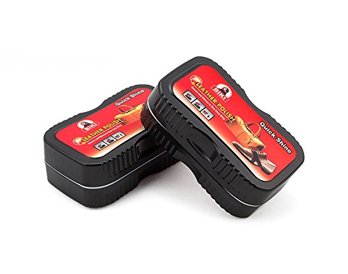 BIKI zapatos/piel rápido brillo (Pack de 2)