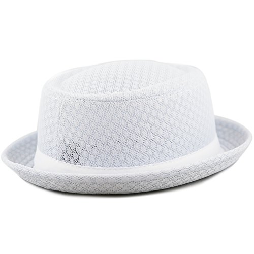 Image of The Hat Depot Unisex Light Weight Classic Soft Cool Mesh Pork Pie hat