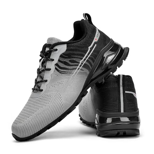 Image of Kricely Men's Trail Running Shoes Fashion Walking Hiking Sneakers for Men Tennis Cross Training Shoe Outdoor Snearker Mens Casual Workout Footwear