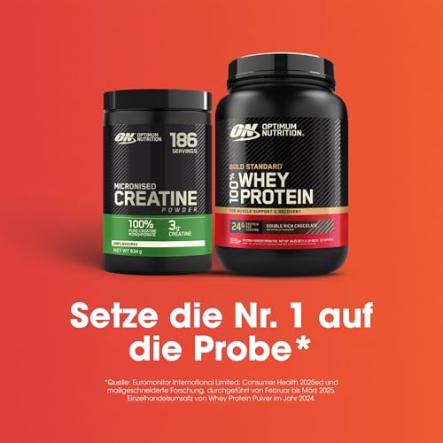Optimum Nutrition Mikronisiertes Kreatin Pulver, Geschmacksneutral, 634g, 186 Portionen 5