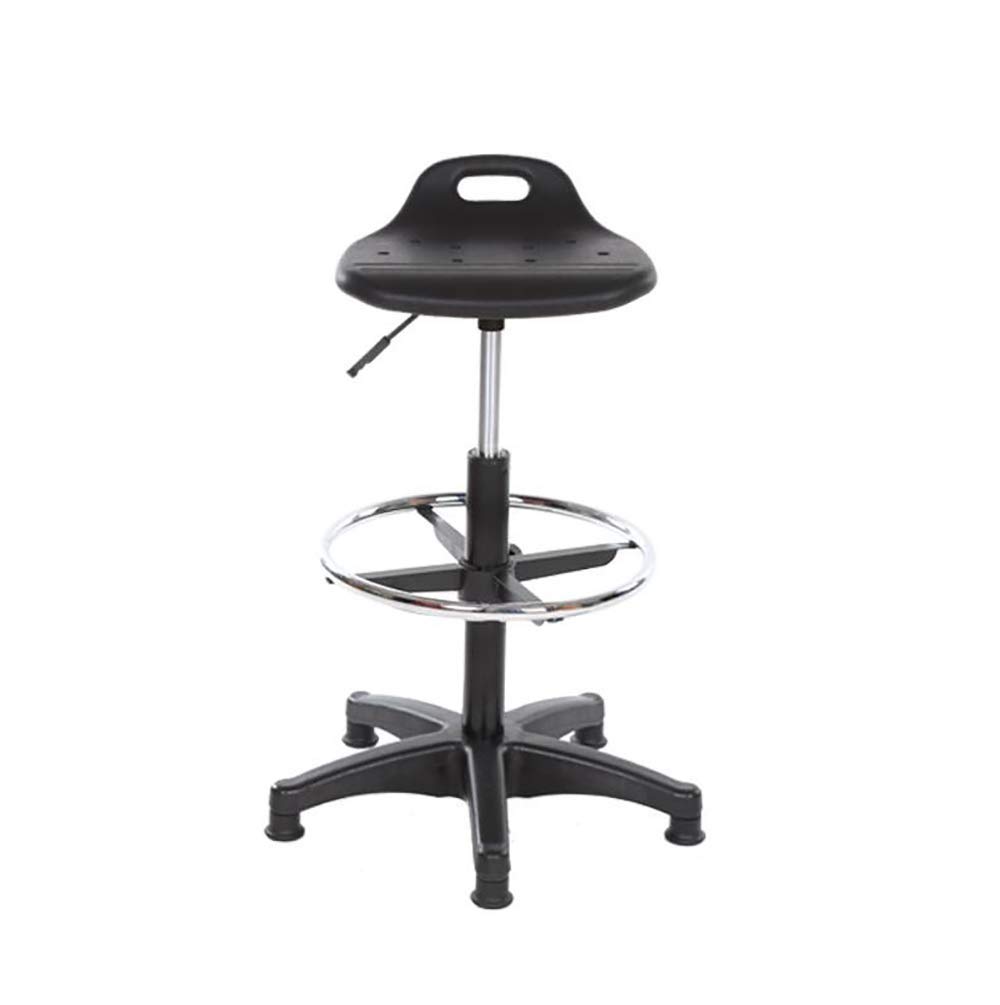 Taburete de laboratorio antiestático con altura ajustable de 360°, silla giratoria para oficina, barbería y deportes, mesa giratoria para mejorar la productividad
