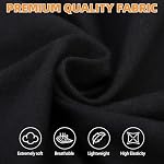 Boy Dog Clothes for Large Dogs, 2 Pack Cotton Summer Dog T Shirts UV & Insect Protection for Outdoor Camping, Anti-Hair Loss & Breathable Sleeveless Pet Vest Tank Tops Apparel,Black & Grey,XL - Image 4