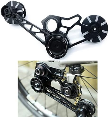 Chain Tensioner for BROMPTON Derailleur Rear Pulley Speed Hub BLACK