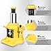 YELLOW JACKET 20 Ton Low Profile Bottle Jack, Welded Hydraulic Stubby Jack(40,000 LBs)