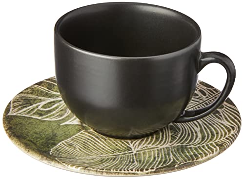 Conjunto C/ 6 Xícaras De Chá C/ 6 Pires Coup Herbarium 260ml