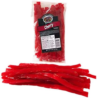 2 Pack Licorice Twist Candy from Walnut Creek Foods (Cherry) 16 ounces