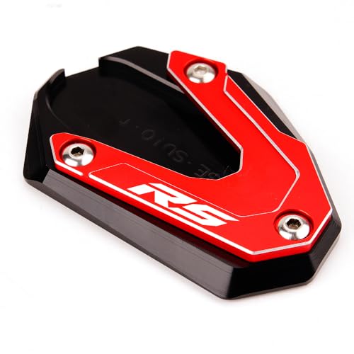 ZEXDDI Passend für RS660 RS 660 RS457 Tuono 660 457 2020–2025 Motorrad CNC Ständer-Verlängerungspolster RS 457 Tuono660 Fußseitenständer-Vergrößerungsplatte 660 RS