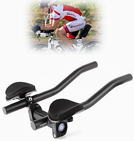Aero Bars for Road Bike Adjustable Profile Designs Aero Bars ，for Triathlon Aluminum Cycling Aerobars for Mountain Bike