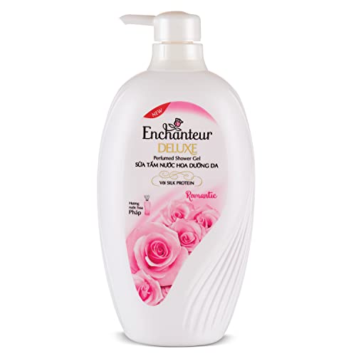 Image of Enchanteur Romantic Perfumed Shower Gel for Women with Skin Nourishing Benefits| Luxurious Beauty Body Wash with Exotic Floral French Fragrance of Roses, Jasmine & Vanilla| For All Skin Types| 650ml
